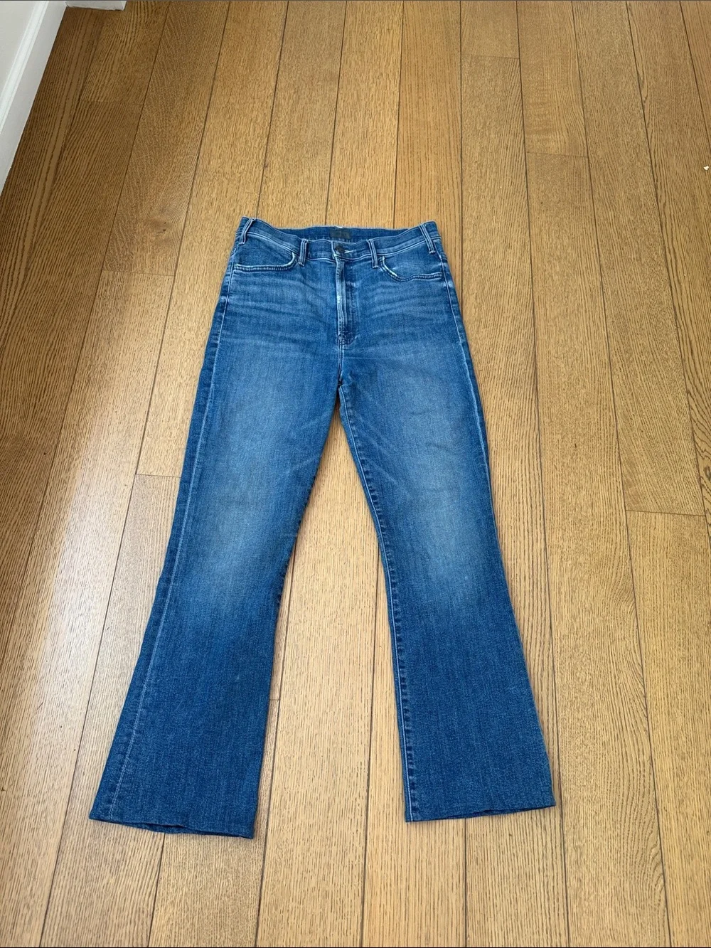 MOTHER The Hustler Ankle Fray Size 30